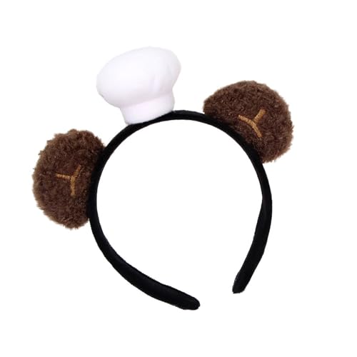 Obotsnoi Kreative Bärenohren Köche Stirnbänder Für Kinder Anziehen Party Weiche Plüschhaarband Spielzeug Kinder Familienfoto Requisiten Waschbare Köche Kostümstümbänder Kleinkinder Obotsnoi Kreative Bärenohren Köche Stirnbänder Für Kinder Anziehen Party Weiche Plüschhaarband Spielzeug Kinder Familienfoto Requisiten Waschbare Köche Kostümstümbänder Kleinkinder von Obotsnoi