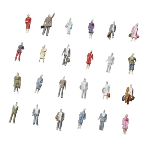 Obotsnoi Set mit 25 Miniatur-Stadt-Figuren in verschiedenen Posen, ideal für Architekturmodelle und Schulprojekte, Modellbausätze, Modellfiguren, Stadtdioramen, Miniaturen Obotsnoi Set mit 25 Miniatur-Stadt-Figuren in verschiedenen Posen, ideal für Architekturmodelle und Schulprojekte, Modellbausätze, Modellfiguren, Stadtdioramen, Miniaturen von Obotsnoi