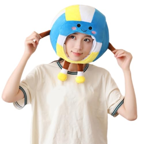 Obotsnoi Volleyball-Kopfbedeckung mit Cartoon-Händen und Füßen, Zubehör für Sportveranstaltungen, Cosplay und Themenpartys, Volleyball-Kopfbedeckung mit Händen und Füßen Obotsnoi Volleyball-Kopfbedeckung mit Cartoon-Händen und Füßen, Zubehör für Sportveranstaltungen, Cosplay und Themenpartys, Volleyball-Kopfbedeckung mit Händen und Füßen von Obotsnoi