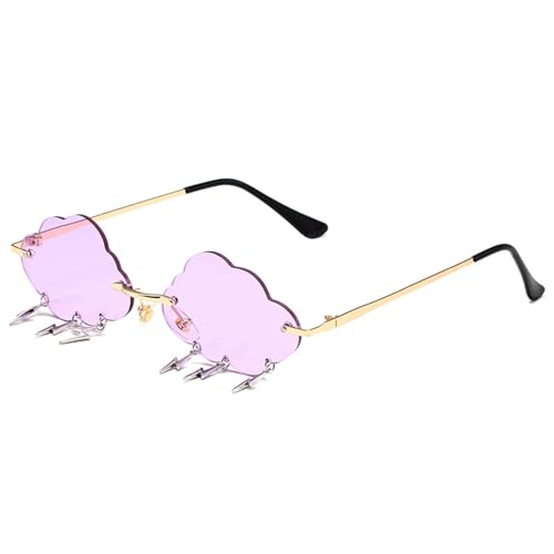 Obotsnoi Wolken-Sonnenbrille für Shows und den täglichen Gebrauch, Punk-Kostüm-Accessoires, Maskeraden, Party-Dekoration von Obotsnoi