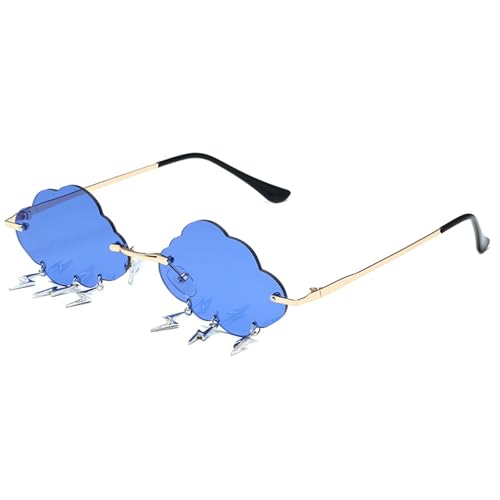 Obotsnoi Wolken-Sonnenbrille für Shows und den täglichen Gebrauch, Punk-Kostüm-Accessoires, Maskeraden, Party-Dekoration von Obotsnoi