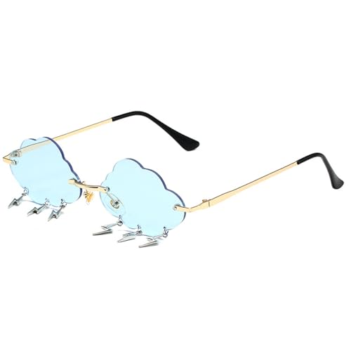 Obotsnoi Wolken-Sonnenbrille für Shows und den täglichen Gebrauch, Punk-Kostüm-Accessoires, Maskeraden, Party-Dekoration von Obotsnoi