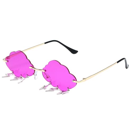 Obotsnoi Wolken-Sonnenbrille für Shows und den täglichen Gebrauch, Punk-Kostüm-Accessoires, Maskeraden, Party-Dekoration von Obotsnoi