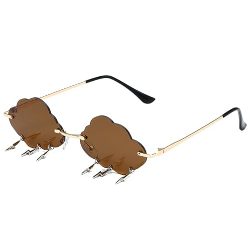 Obotsnoi Wolken-Sonnenbrille für Shows und den täglichen Gebrauch, Punk-Kostüm-Accessoires, Maskeraden, Party-Dekoration von Obotsnoi