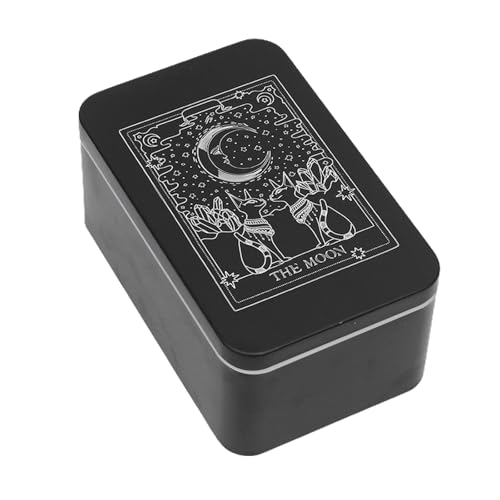 Playings Cards Box Trading Card Case Tarots Speicher Can Organisatoren Fall Leeres Metall Für Spielkartenkarte von Obotsnoi