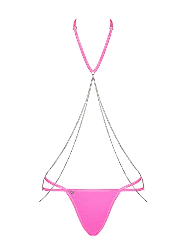 Obsessive Chainty Kostüme für Erwachsene Pink, S-M von Obsessive