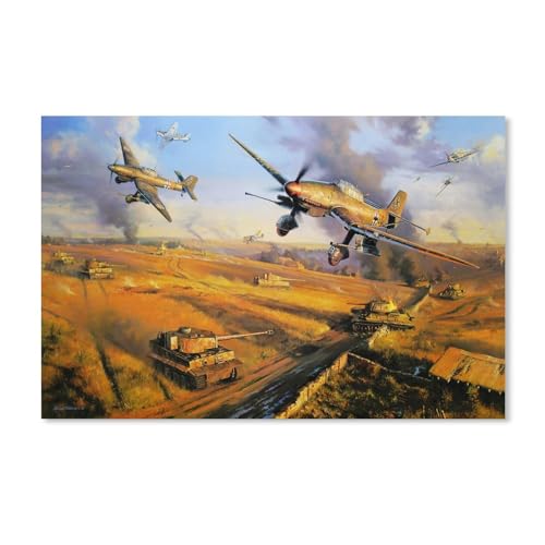 Panzer und Jäger，Puzzle 1000 Teile für Erwachsene, Klassische Puzzle Teenager Jungen Mädchen Puzzle Puzzles Spiele Pädagogisches Geschenk Home Decor（38x26cm）-350 von ObuMI