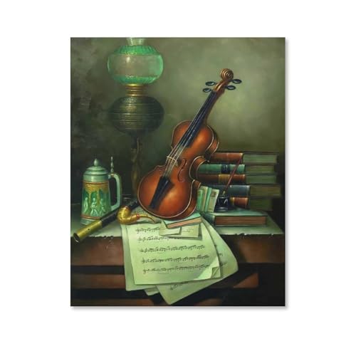 Puzzles Mit 1000 Teilen Puzzles Aus Papier ，Violinbuch，Puzzle 1000 Teile Für Erwachsene Lustige Kreative DIY-Spielzeuggeschenke Für Mädchen Und Jungen（52x38cm）-B28 von ObuMI