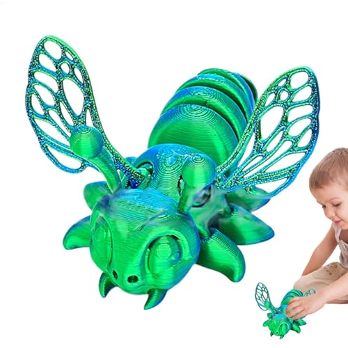 Biene Fidget Spielzeug, Gedrucktes Bienenzappwerksspielzeug, 3D Gedrucktes Bewegliches Tier, Kinderlieferungen Für Stressabbau, Sensorische Interaktion Und Ideale Dekoration Biene Fidget Spielzeug, Gedrucktes Bienenzappwerksspielzeug, 3D Gedrucktes Bewegliches Tier, Kinderlieferungen Für Stressabbau, Sensorische Interaktion Und Ideale Dekoration von Ocastuted