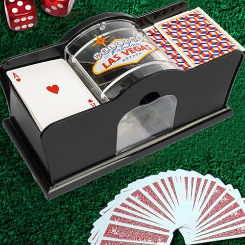 Card Shuffe Machine, Poker Cards Shuffling Manual, Hand Cranked Card Shufflers, With Crank Handle For 2 Decks, For Home Cards Game, Travel Poker Card Shuffe Machine, Poker Cards Shuffling Manual, Hand Cranked Card Shufflers, With Crank Handle For 2 Decks, For Home Cards Game, Travel Poker von Ocastuted