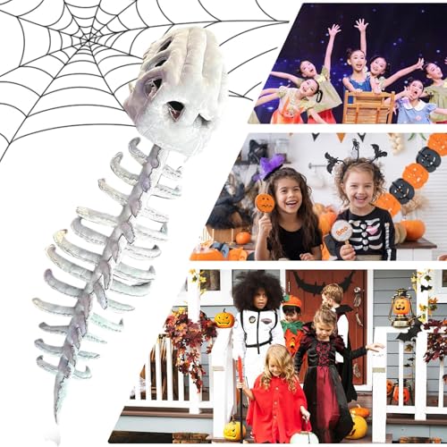 Dinosaurier-Skelett-Kostüm, Halloween-Plüsch-Wirbelsäule, Skelett, Cosplay-Outfit, Kinder-Rollenspiel, Tier-Cosplay-Zubehör, für Erwachsene und Kinder Halloween Dinosaurier-Skelett-Kostüm, Halloween-Plüsch-Wirbelsäule, Skelett, Cosplay-Outfit, Kinder-Rollenspiel, Tier-Cosplay-Zubehör, für Erwachsene und Kinder Halloween von Ocastuted