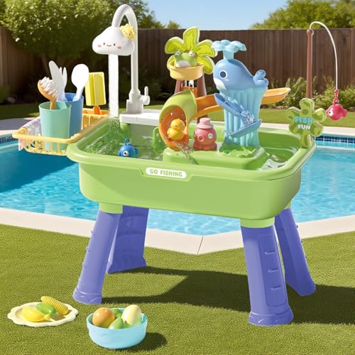 Kinder Waschbecken, Waschbecken Spielzeug Für Kinder Mit Dem Automatischen, Elektrischer Geschirrspüler Spielzeug Mit Fließendem Wasser, Spielspüle Spielzeug Mit Verbessertem Elektrischen Wasserhahn Kinder Waschbecken, Waschbecken Spielzeug Für Kinder Mit Dem Automatischen, Elektrischer Geschirrspüler Spielzeug Mit Fließendem Wasser, Spielspüle Spielzeug Mit Verbessertem Elektrischen Wasserhahn von Ocastuted