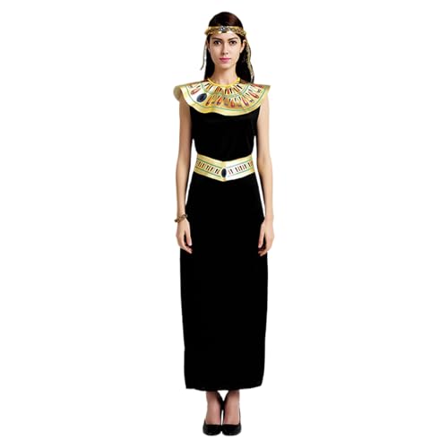 Ocastuted Ägyptische Outfits für Damen, Urlaubsparty-Kostüm, Halloween-Kleidung für Erwachsene, Bühnenaufführung, Cosplay-Enthusiasten, Frauen, Männer, Schule, Events, Geburtstagsparty von Ocastuted