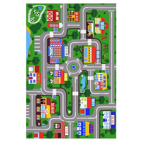 Ocastuted Babyspielmatte, Babymatte für Boden | Kinderspiele sensorische Babybodenspiel Mat,Große Szene -Bildungsspielzeug, Faltbarer Teppich Teppich Kleinkind Aktivitäten für Heimreisecamping Ocastuted Babyspielmatte, Babymatte für Boden | Kinderspiele sensorische Babybodenspiel Mat,Große Szene -Bildungsspielzeug, Faltbarer Teppich Teppich Kleinkind Aktivitäten für Heimreisecamping von Ocastuted