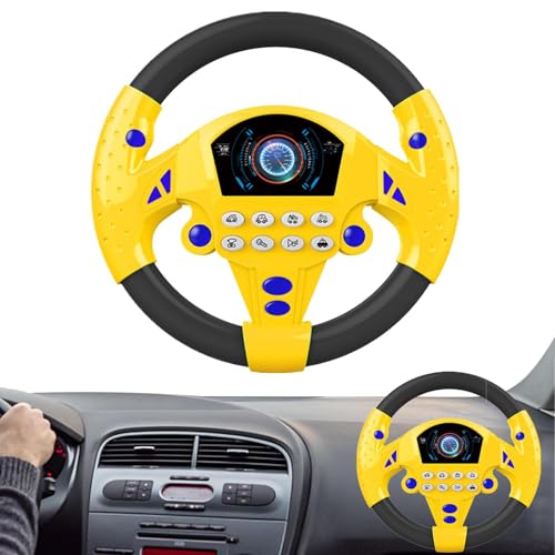Ocastuted Lenkrads Kinder Spielzeug, Kinder Lenkrads Spielzeug Für Auto, Für Auto Rücksitz, Copilot Mit 360° Rotation, Interaktives Lernspielzeug Mit Lichtern Und Geräuschen Ocastuted Lenkrads Kinder Spielzeug, Kinder Lenkrads Spielzeug Für Auto, Für Auto Rücksitz, Copilot Mit 360° Rotation, Interaktives Lernspielzeug Mit Lichtern Und Geräuschen von Ocastuted