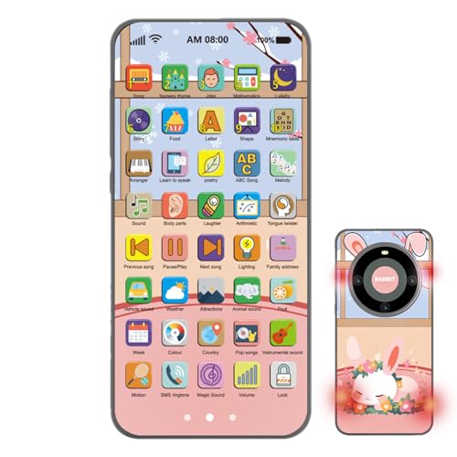 Ocastuted Lernspielzeug Spieltelefon, Frühkindliches Mobiltelefon, Mit Berührungslichtbildschirm Lerninhalten Für Ocastuted Lernspielzeug Spieltelefon, Frühkindliches Mobiltelefon, Mit Berührungslichtbildschirm Lerninhalten Für von Ocastuted