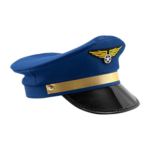 Ocastuted Pilotkapitän Hüte Für Männer, Women Cap, Captain Admiral Hut Verstellbare Marinehüte, Verstellbar Für Männer Frauen, Für Halloween Partys Und Cosplay -Nautische Stickmützen Ocastuted Pilotkapitän Hüte Für Männer, Women Cap, Captain Admiral Hut Verstellbare Marinehüte, Verstellbar Für Männer Frauen, Für Halloween Partys Und Cosplay -Nautische Stickmützen von Ocastuted