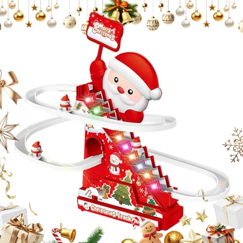 Rutschen Spielzeug | Weihnachtsmann Rennspiel,Elektrischer mit Licht und Musik für Garten Kinder Mädchen Outdoor Aktivität Haus Spiel Rutschen Spielzeug | Weihnachtsmann Rennspiel,Elektrischer mit Licht und Musik für Garten Kinder Mädchen Outdoor Aktivität Haus Spiel von Ocastuted