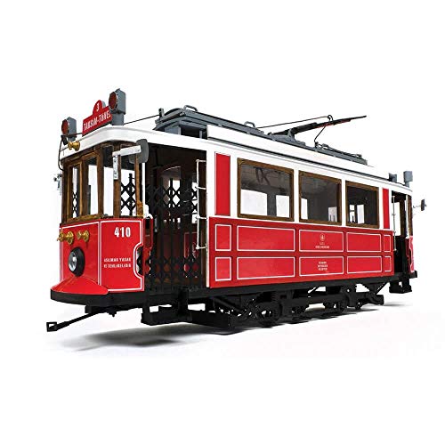 Occre Istanbul - SCULPTURE - Modell - Plastik - Rot - Tram - Tischplatte - Klassisch - Zuhause - Alle Jahreszeiten von Occre