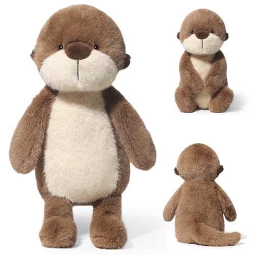 Occzin Kuscheltier Baby Otter 36 cm, Schlafotter Plüschtier für Kinder, kuscheltiere Kawaii Seeotter Stofftier zum Kuscheln & Spielen, Süßes Geschenk für Mädchen und Jungen (Seeotter-Plüschtier) Occzin Kuscheltier Baby Otter 36 cm, Schlafotter Plüschtier für Kinder, kuscheltiere Kawaii Seeotter Stofftier zum Kuscheln & Spielen, Süßes Geschenk für Mädchen und Jungen (Seeotter-Plüschtier) von Occzin