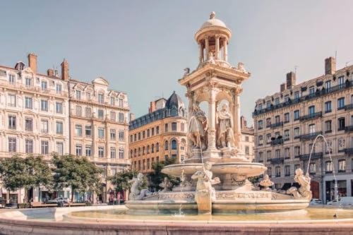 Lyon, Frankreich, 3000 Teile Holzpuzzle, nachhaltiges Puzzle für Erwachsene von OcencO