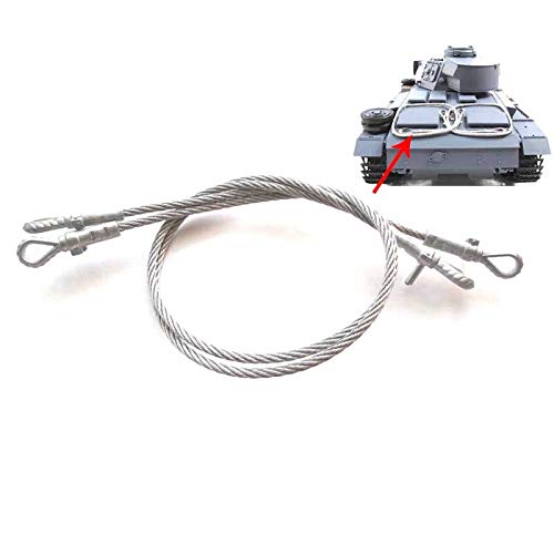 Ochoos Zubehör Mato Metall Abschleppseil für 1/16 1:16 RC Panzer III Tank Metall Nachrüstteile von TOUCAN RC HOBBY