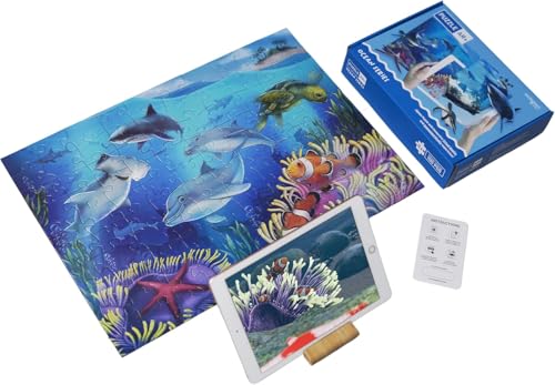 Puzzle Ozean AR+ – Ein Puzzle mit 100 Teilen, das Leben erweckt. Erkunden Sie das Meeresleben dank der erweiterten Realität Puzzle Ozean AR+ – Ein Puzzle mit 100 Teilen, das Leben erweckt. Erkunden Sie das Meeresleben dank der erweiterten Realität von Octagon Studio