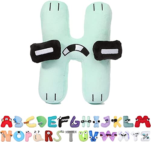 Octopus Plush Alphabet Lore Plushie Toy Alphabet Lore Plüsch Alphabet Lore Teddy für Kinder Early Education Lore Plüsch für Kinder Geschenke Birthday Gift Present 3-6 Year Old (H) von Octopus Plush