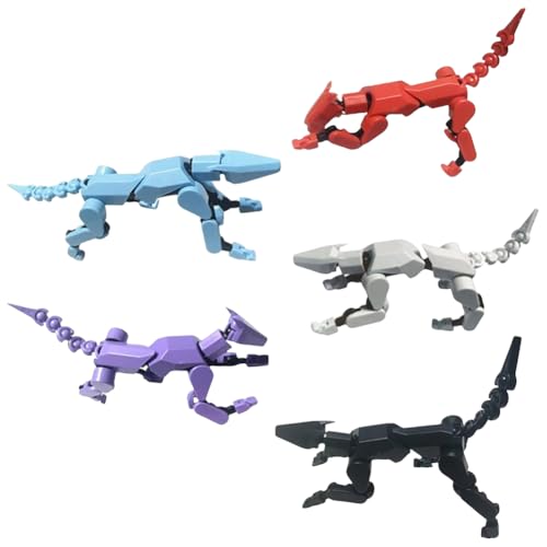 5pcs 13 Roboterhund Aktion Figur Multi-Gelenkbewegbares Roboter Hund Stress Relief Hund Figuren Spielzeug Geschenk for Sammler Desktop-Dekorationen 5pcs 13 Roboterhund Aktion Figur Multi-Gelenkbewegbares Roboter Hund Stress Relief Hund Figuren Spielzeug Geschenk for Sammler Desktop-Dekorationen von Ocuuer