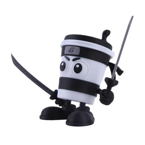 Ocuuer 3D DRUCKED Toy Toy Double Schwert Figur Spielzeugschreibtisch Dekor for Home Office Schlafzimmer (a) von Ocuuer