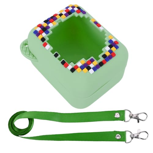 Silikonabdeckung Hülle Schockdes Schutzhülle Anti -Drop -Schutzhauthülle Waschbar mit Lanyard for Digital Pet Interactive Virtual (grün) von Ocuuer