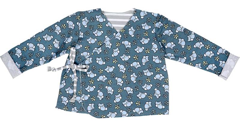 Jersey-Wickel-Blüschen, spaceblue OC blau Gr. 56/62 Jersey-Wickel-Blüschen, spaceblue OC blau Gr. 56/62 von Odenwälder