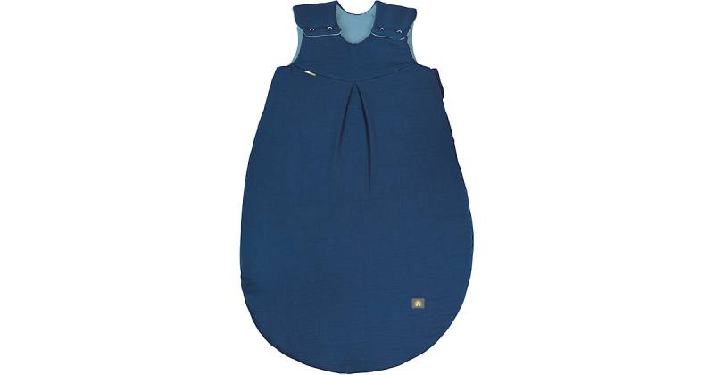 Musselin-Schlafsack wattiert, spaceblue, 80 - TOG 2,5 blau von Odenwälder