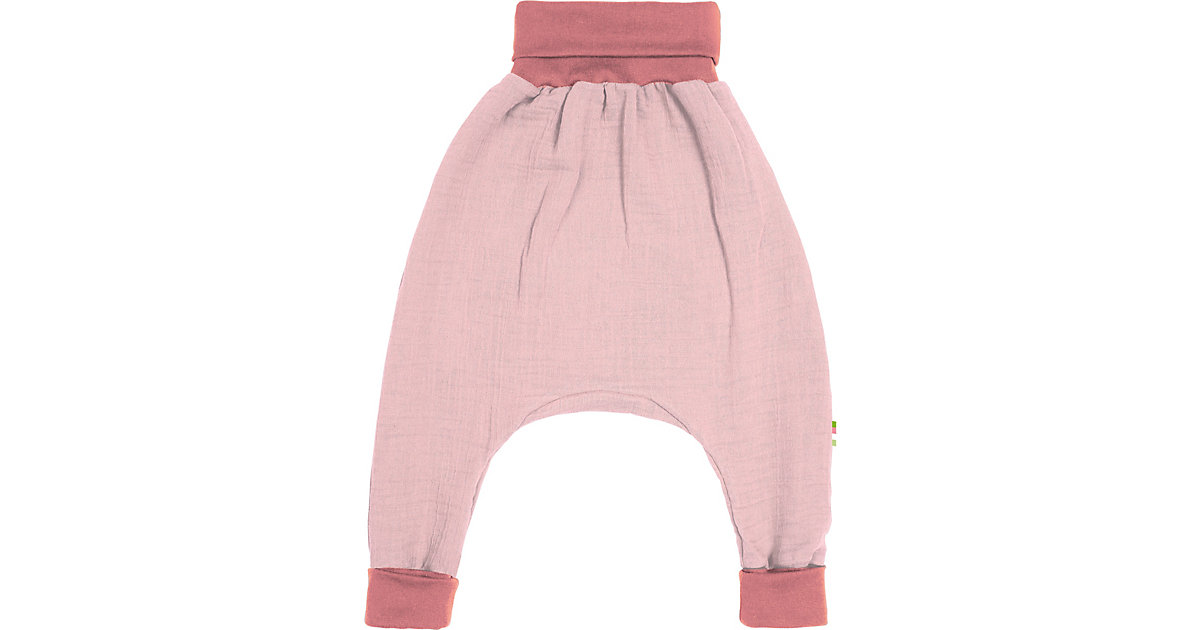 Musselin-Schlupf-Hose, powder rosa Gr. 56/62 von Odenwälder