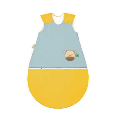 Odenwälder Jersey-Schlafsack mucki AIR color-blocking mustard von Odenwälder Babynest