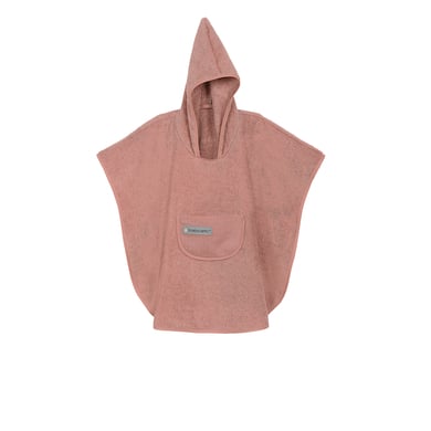 odenwälder Frottee-Badeponcho cranberry von Odenwälder
