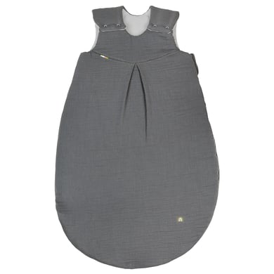 odenwälder Musselin Schlafsack wattiert grey von Odenwälder