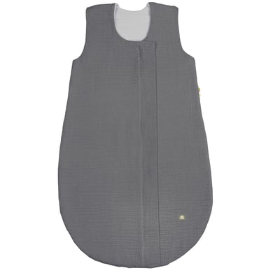 odenwälder Musselin Sommerschlafsack grey 70 cm - 90 cm von Odenwälder