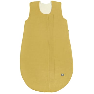 odenwälder Musselin Sommerschlafsack mustard 70 cm - 90 cm von Odenwälder