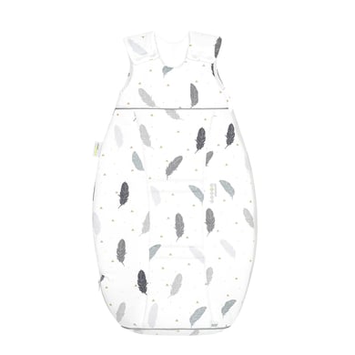 odenwälder Schlafsack Jersey Airpoints feather grey 60 cm - 110 cm von Odenwälder