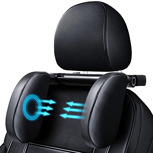 Oderra Kopfstütze Auto Kinder, 180° verstellbare einziehbare Nackenkissen Kinder und Erwachsene, Abnehmbare Auto-Kopfstütze mit Aromabox und Haken, zum Schlafen im Auto Oderra Kopfstütze Auto Kinder, 180° verstellbare einziehbare Nackenkissen Kinder und Erwachsene, Abnehmbare Auto-Kopfstütze mit Aromabox und Haken, zum Schlafen im Auto von Oderra