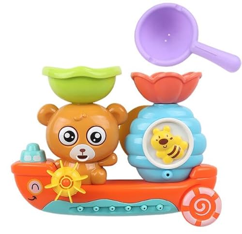 Badewannenspielzeug ab 1 2 3 4 Jahr, Badespielzeug Kinder DIY Kugelbahn mit Saugnäpfe Wasserspielzeug Kinder ab 1 2 3 Jahr, Badespielzeug Baby ab 6-18 Monate, Geschenk für Mädchen Jungen Badewannenspielzeug ab 1 2 3 4 Jahr, Badespielzeug Kinder DIY Kugelbahn mit Saugnäpfe Wasserspielzeug Kinder ab 1 2 3 Jahr, Badespielzeug Baby ab 6-18 Monate, Geschenk für Mädchen Jungen von OdiuK