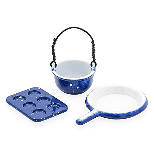Odoria 1/12 Miniatur Töpfe und Pfanne Set Puppenhaus Küche Zubehör Odoria 1/12 Miniatur Töpfe und Pfanne Set Puppenhaus Küche Zubehör von Odoria