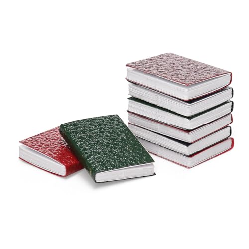 Odoria 1/12 Miniatur Puppenhaus Bücher Leder Buch Miniaturen Puppenstube Deko Zubehör für Arbeitszimmer Bibliothek, 8 Stück Odoria 1/12 Miniatur Puppenhaus Bücher Leder Buch Miniaturen Puppenstube Deko Zubehör für Arbeitszimmer Bibliothek, 8 Stück von Odoria