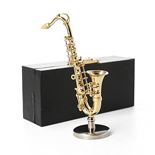 Odoria 1/12 Miniatur Saxophon Puppenhaus Musikinstrumente Zubehör von Odoria
