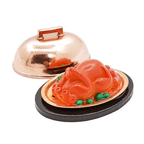 Odoria Miniatur Truthahn Fleisch Puppenhaus: 1/12 Maßstab Backen Essen Realistisch für Weihnachten Küche Abendessen - Mini Wichtel Zubehör für DIY Fee Garten Elf Odoria Miniatur Truthahn Fleisch Puppenhaus: 1/12 Maßstab Backen Essen Realistisch für Weihnachten Küche Abendessen - Mini Wichtel Zubehör für DIY Fee Garten Elf von Odoria