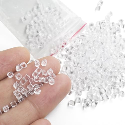 Odoria Puppenhaus EIS Würfel Miniatur: 3mm 1/12 Maßstab Eiswürfel Trinken Alkohol Oktoberfest Sommer Party Bar - Mini Wichtel Getränke Schnaps für Küche Realistisch Stütze Klar von Odoria