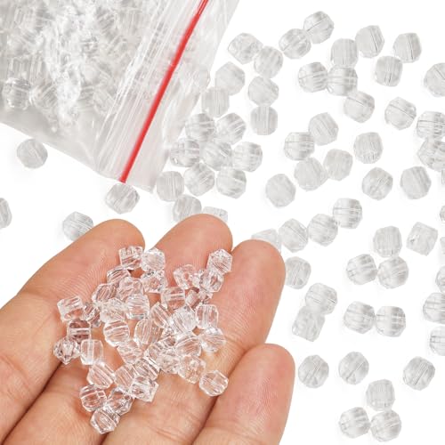 Odoria Puppenhaus Gefälscht Eiswürfel Miniatur: 1/12 Maßstab Realistisch Klar Würfel Küche Restaurant - Mini Trinken Kunststoff DIY Handwerk 5mm 20g von Odoria