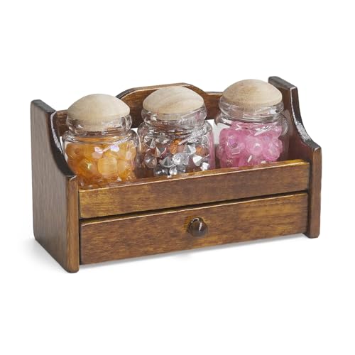 Odoria Puppenhaus Gläschen Regal Miniatur: 1/6 Maßstab Würzen Gewürzglas für Küche Speisekammer - Mini Wandregal Holz Esszimmer Restaurant Dunkelbraun Odoria Puppenhaus Gläschen Regal Miniatur: 1/6 Maßstab Würzen Gewürzglas für Küche Speisekammer - Mini Wandregal Holz Esszimmer Restaurant Dunkelbraun von Odoria
