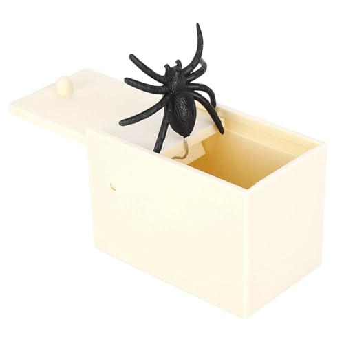 Fake Spider Box Streichspielzeug Spider Box, Fake Spider Box Urkomisches Halloween Gag Geschenk Streichspielzeug für und Erwachsene von Odorkle